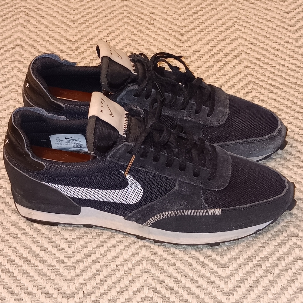 NIKE Daybreak-Type N345 Black/White Running Shoes CJ1156-003 Men’s Size 8.5